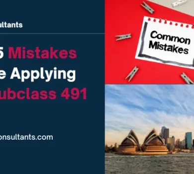 subclass 491 visa mistakes
